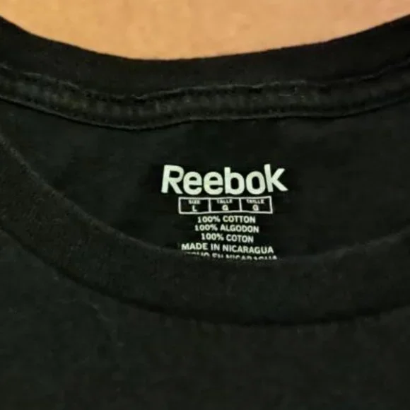 Reebok Pittsburgh Penguins Logo T-Shirt, Black, Size Large - Picture 4 of 4